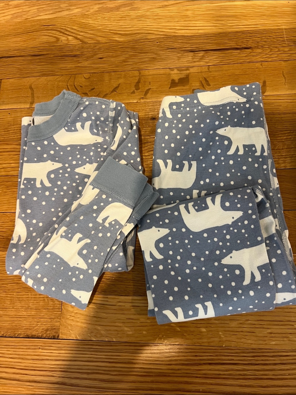 Hanna Andersson Kids Polar Bear Print Pajama Set - Blue